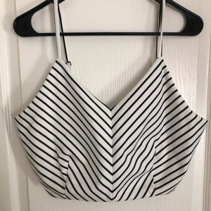 Free Press stripped crop top